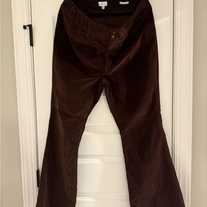 Two Like New Women’s Plus Size Corduroy Pants - Brown and Khaki